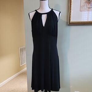White House Black Market Black Strapless Dress